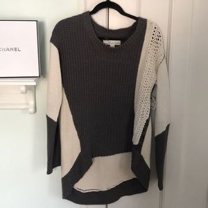 Vintage Havana Grey, White, Oatmeal color sweater